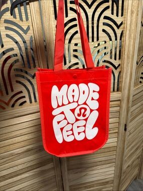 lululemon athletica Red 'Made to Feel' Graphic Tote